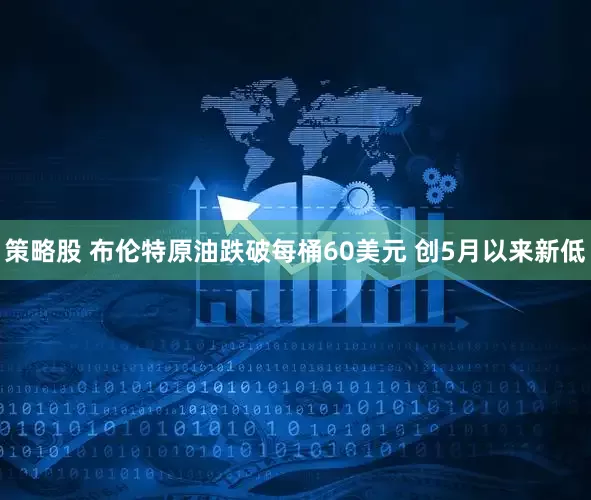 策略股 布伦特原油跌破每桶60美元 创5月以来新低